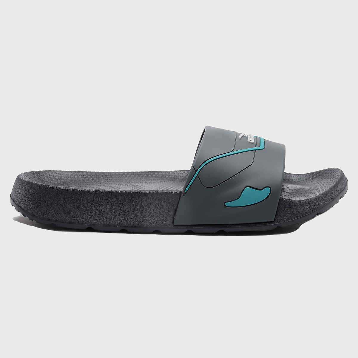 Asian Slider-31 Men Slides Grey-Firozi (Size-9)