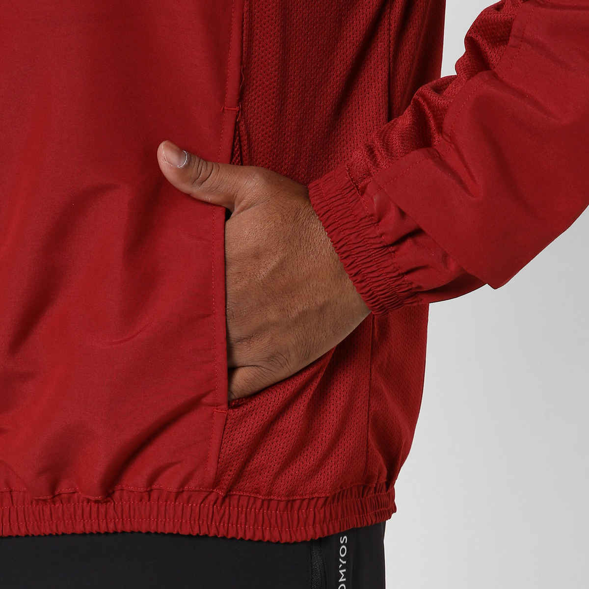 Domyos By Decathlon Men's Fitness Tracksuit Jacket | Red - M