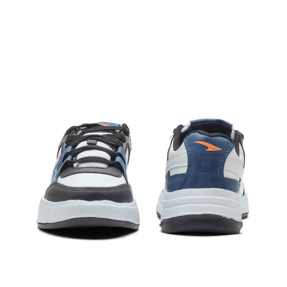Asian Men's Lace up Sneakers | UNICORN-13 | White & Blue | UK 10