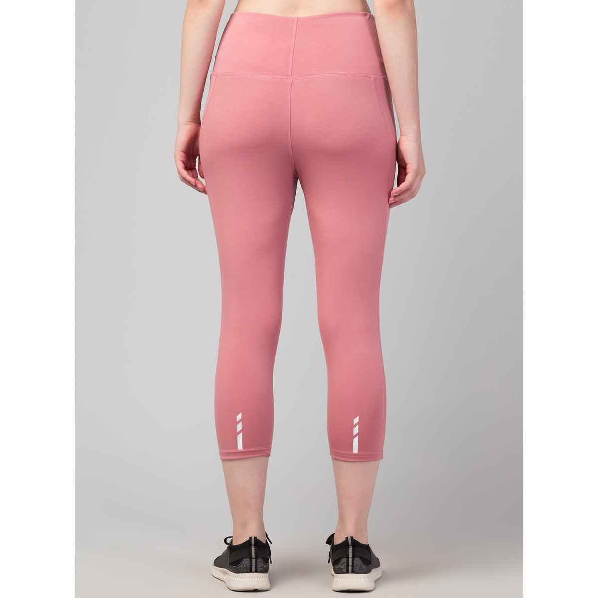 Fflirtygo Women's Capri 4 Way Stretch Slim Fit Leggings Fsc Brose | S