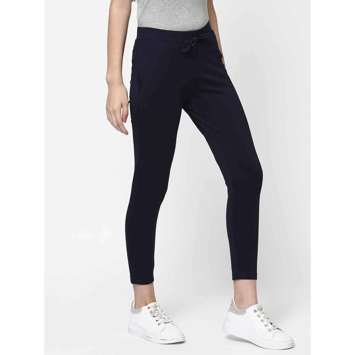Sweet Dreams Women Solid Tights | Navy | XL