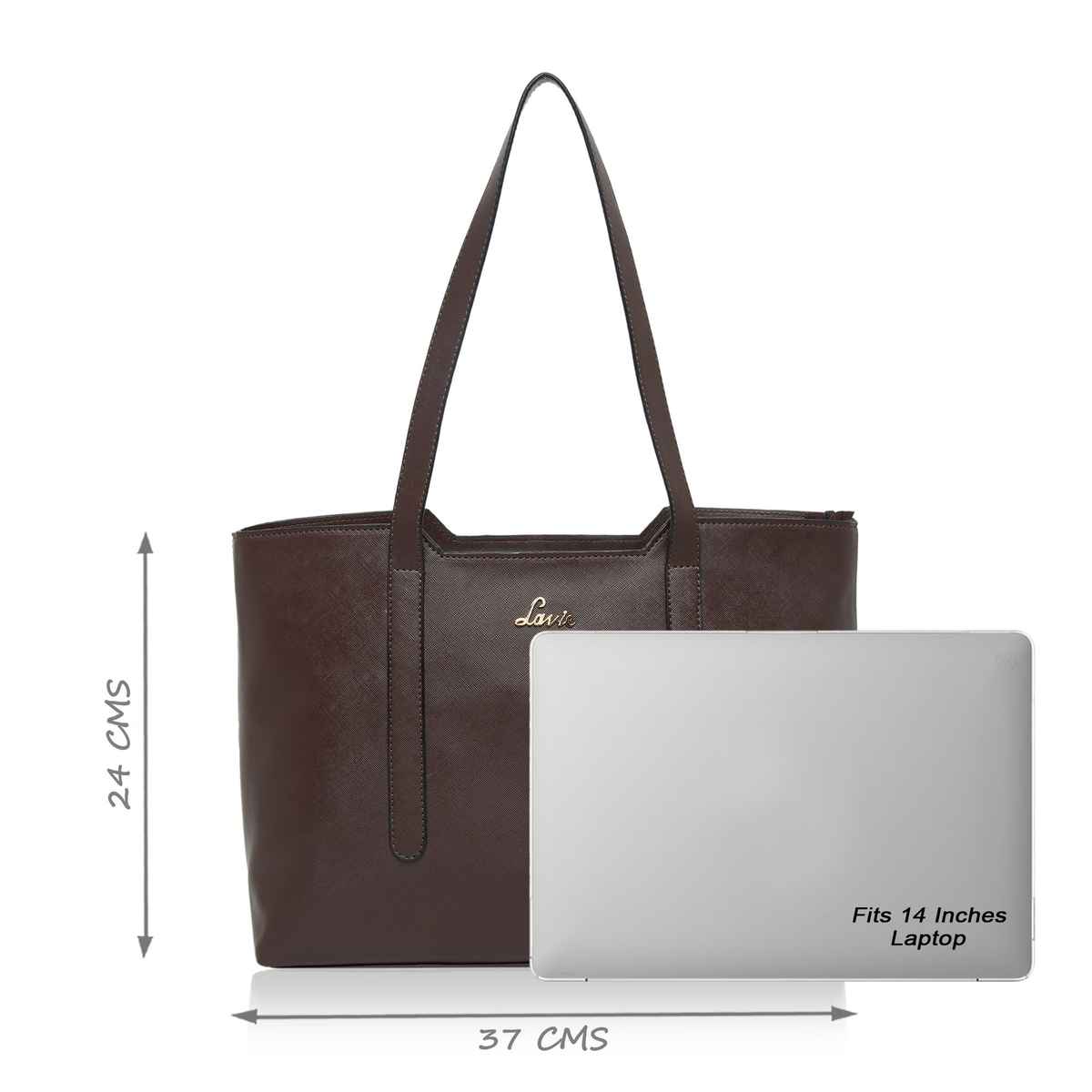 Lavie Women's Batsu Synthetic Leather Tote Bag | Medium | Maroon