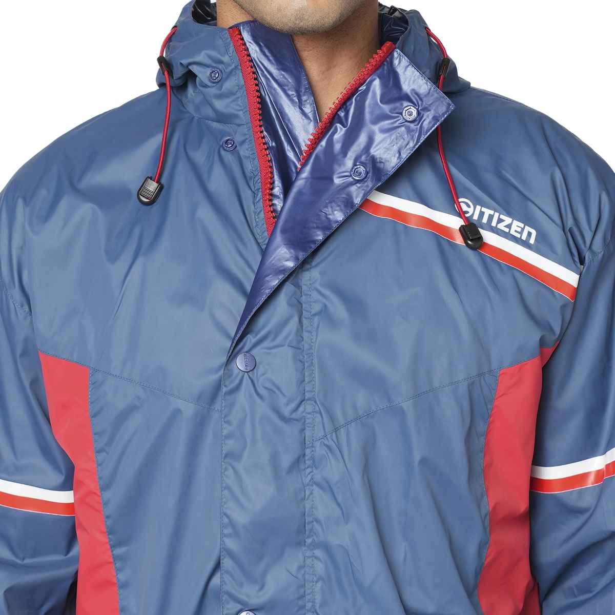 Citizen Reversible Series Raincoat With Pant - Blue- CR016-2XL