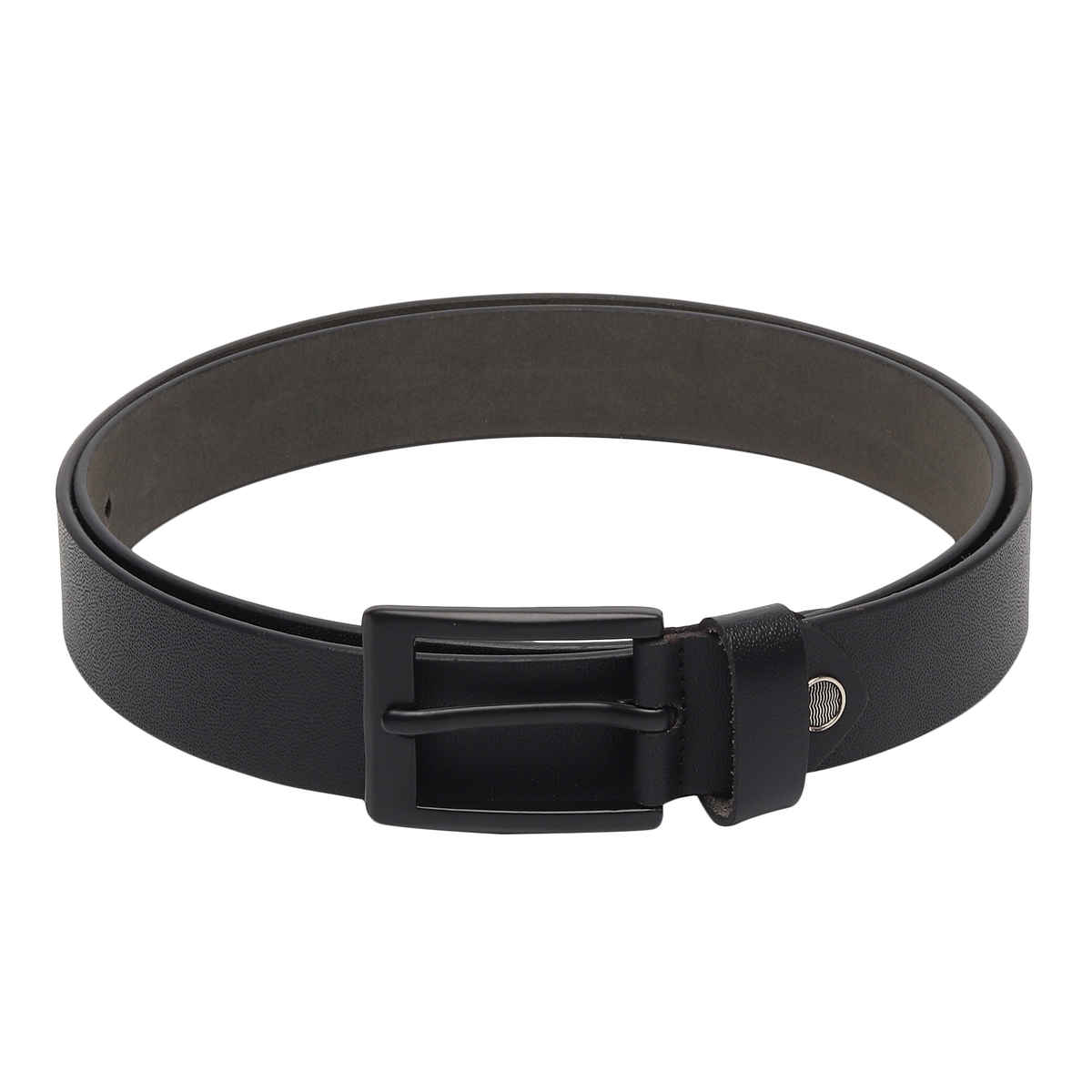 Kastner Men's Genuine Leather Belt with Classic Metal Buckle | Formal & Casual Wear | Black - 34