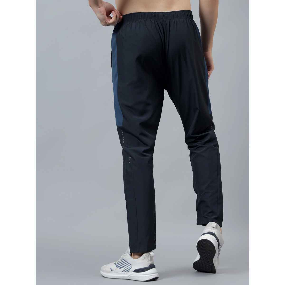 Dida Men's Track Pant Activewear Zipper Pocket Regular Fit | Navy - XL