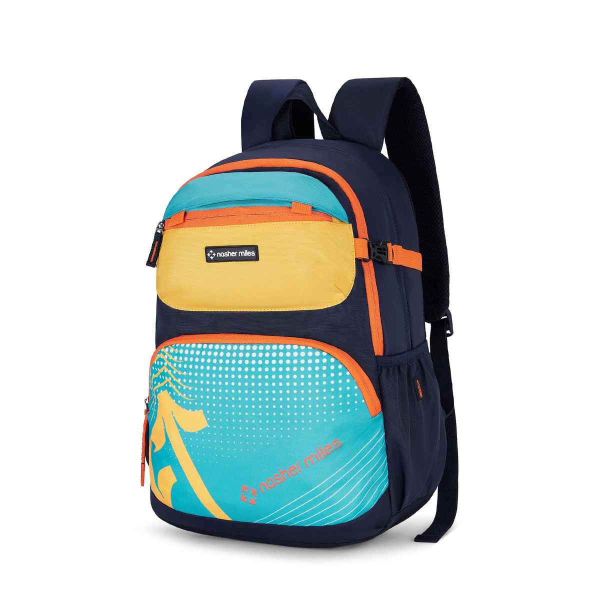 Nasher Miles Engineering Polyester Laptop Backpack with Rain cover | Yellow - 36 L