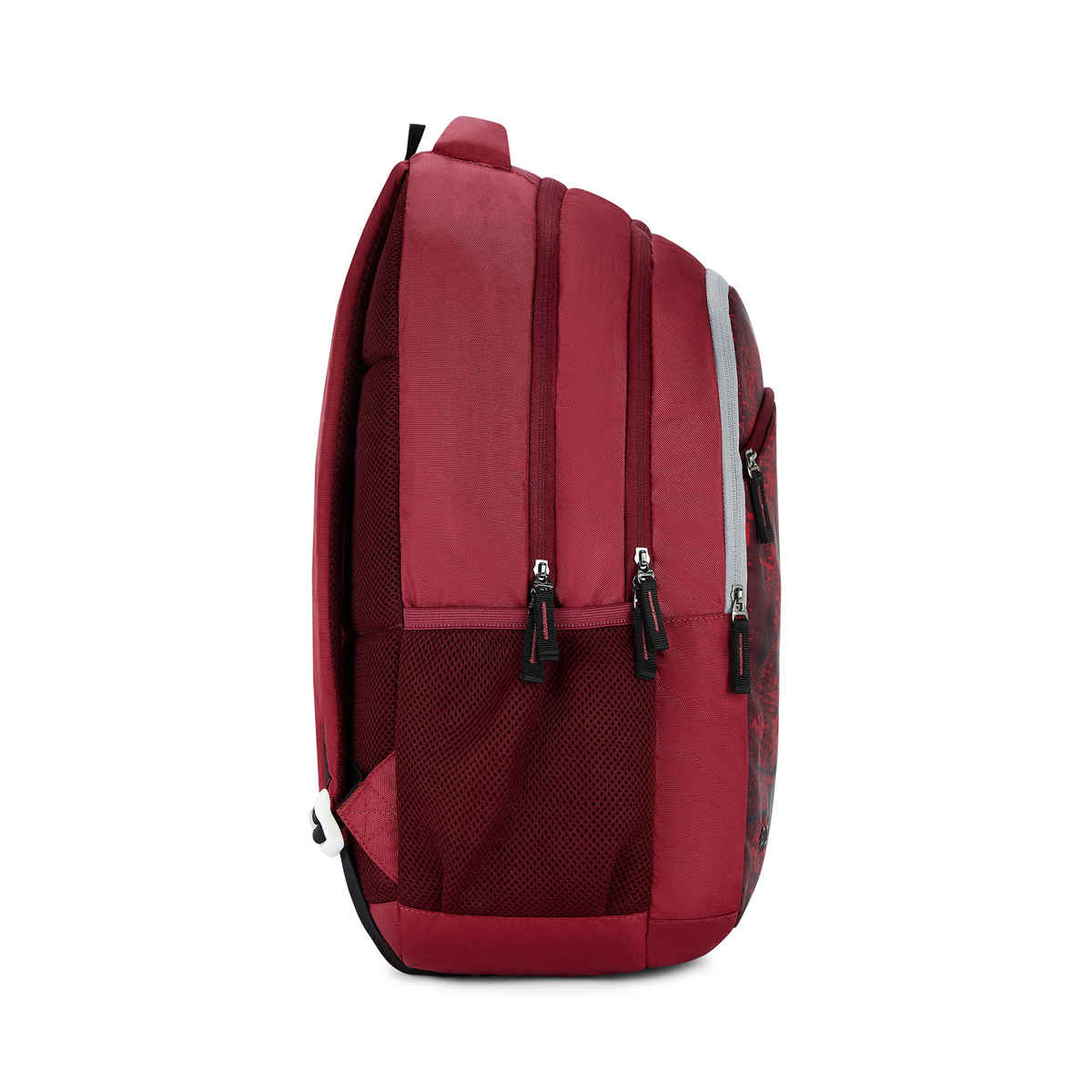 Nasher Miles Cricket Backpack- Unisex- 3 Compartment Casual College Bag- Red- 45L