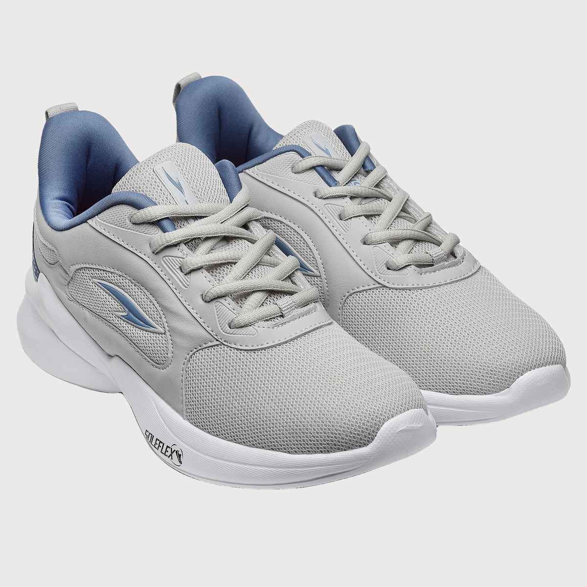 Asian Women s Firefly-04 Grey Blue Sports Shoes | UK-5
