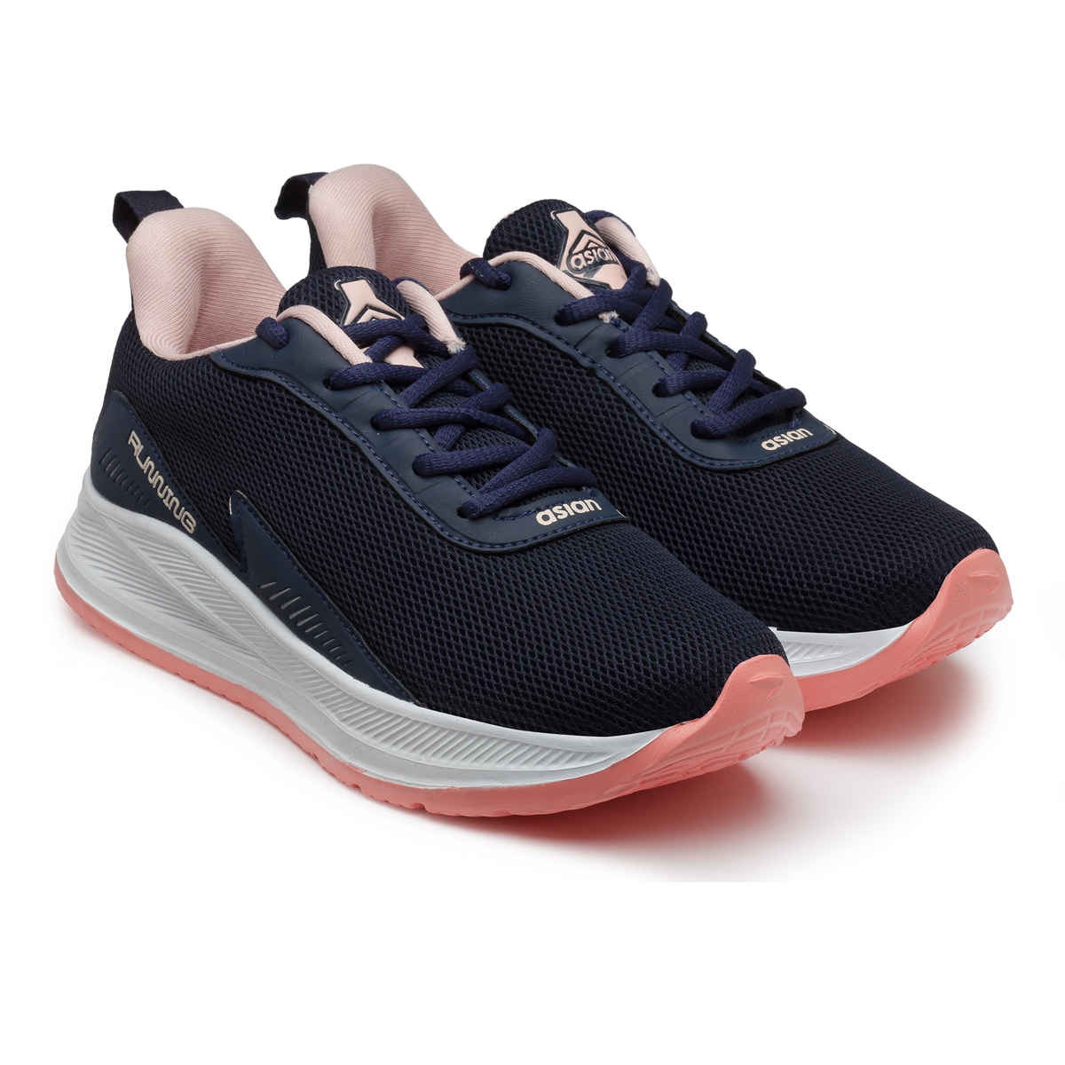 Asian Firefly-09 Women Navy Pink Sports Shoes (Size-8)
