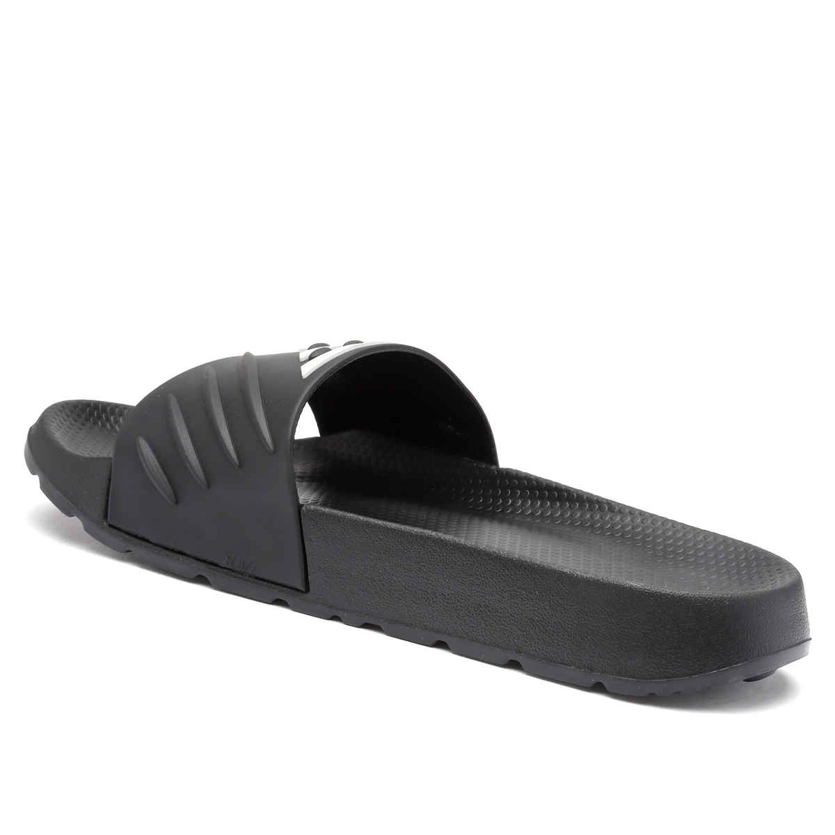 Asian Men's Slides | Slider-32 | Black and Grey - UK 10