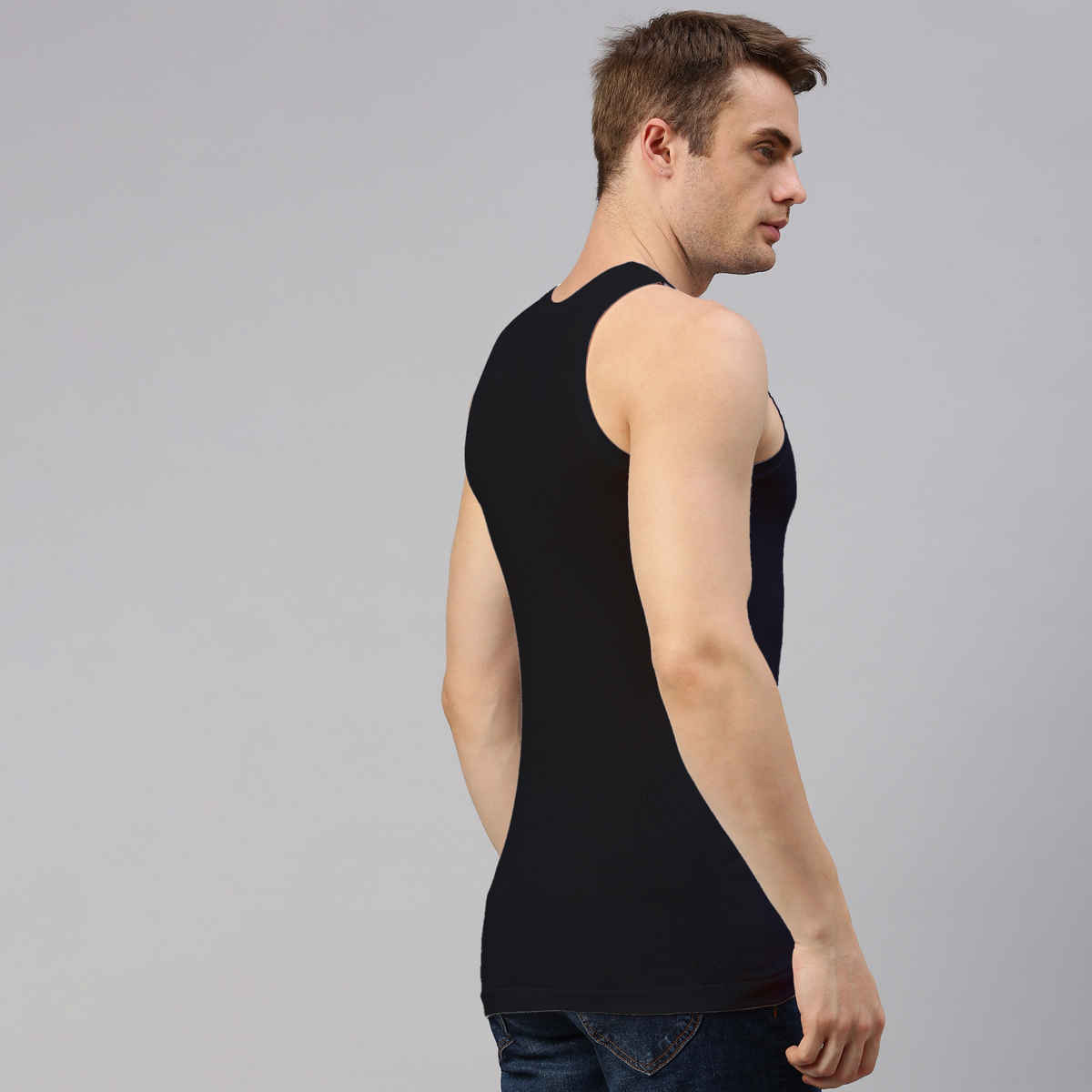 Sporto by Macho Men's Derby Vest | Black - 85 cm