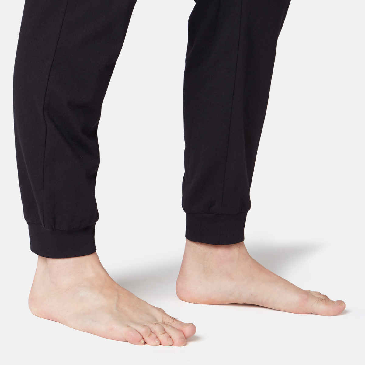 Decathlon Domyos Men's Cotton Fitness Trackpants | Black | M