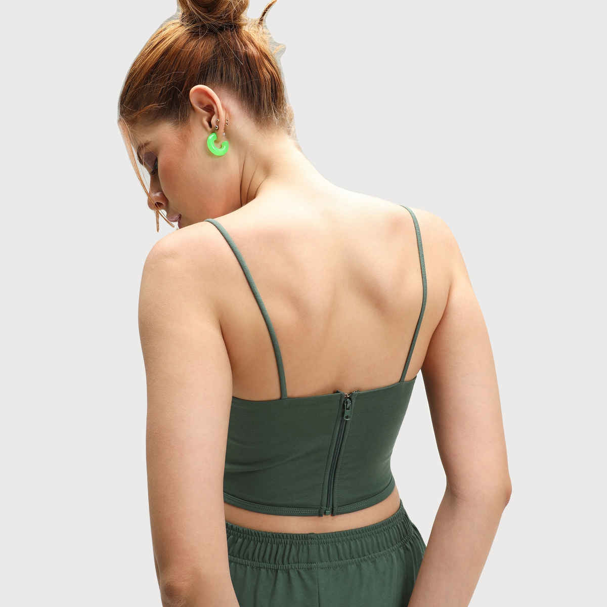 Cava Women's Corset Top Reflex | Shanghai Green - S