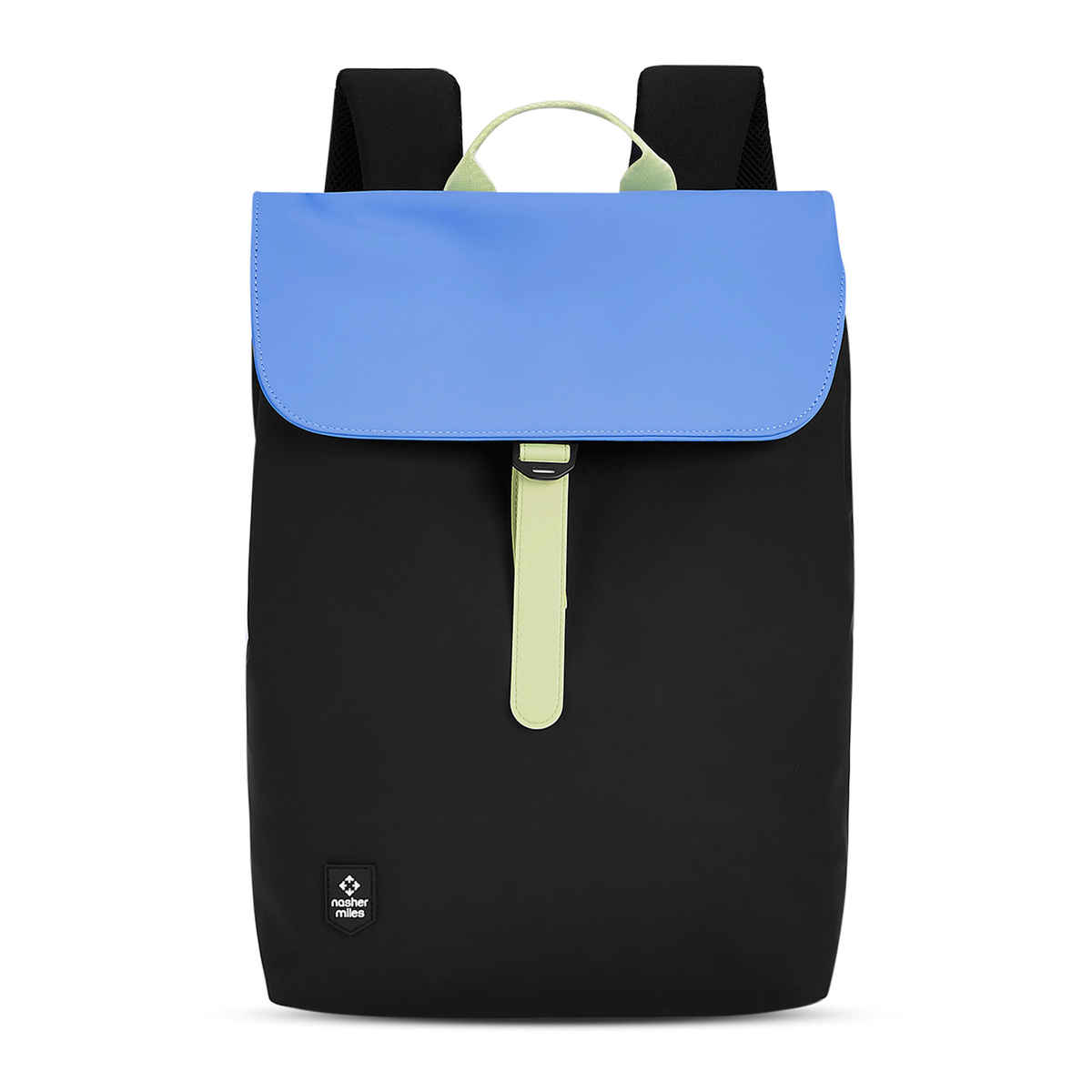 Nasher Miles Soho 25 L Top-open, Polyurethane Black Laptop Backpack for College and School