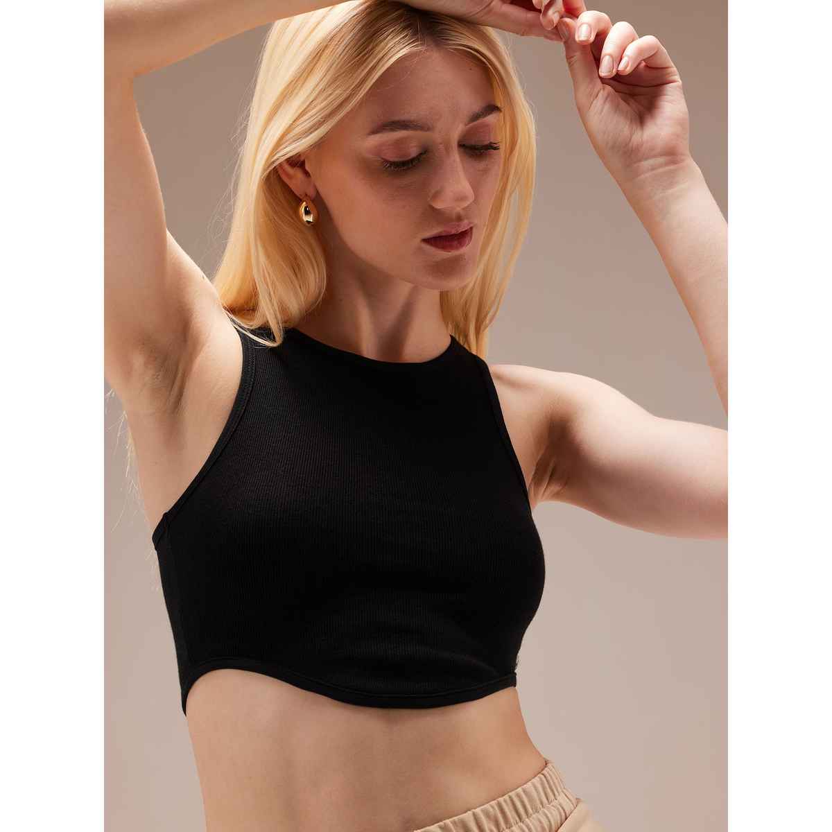 Cava Women's Rib Top All Day | Black - L