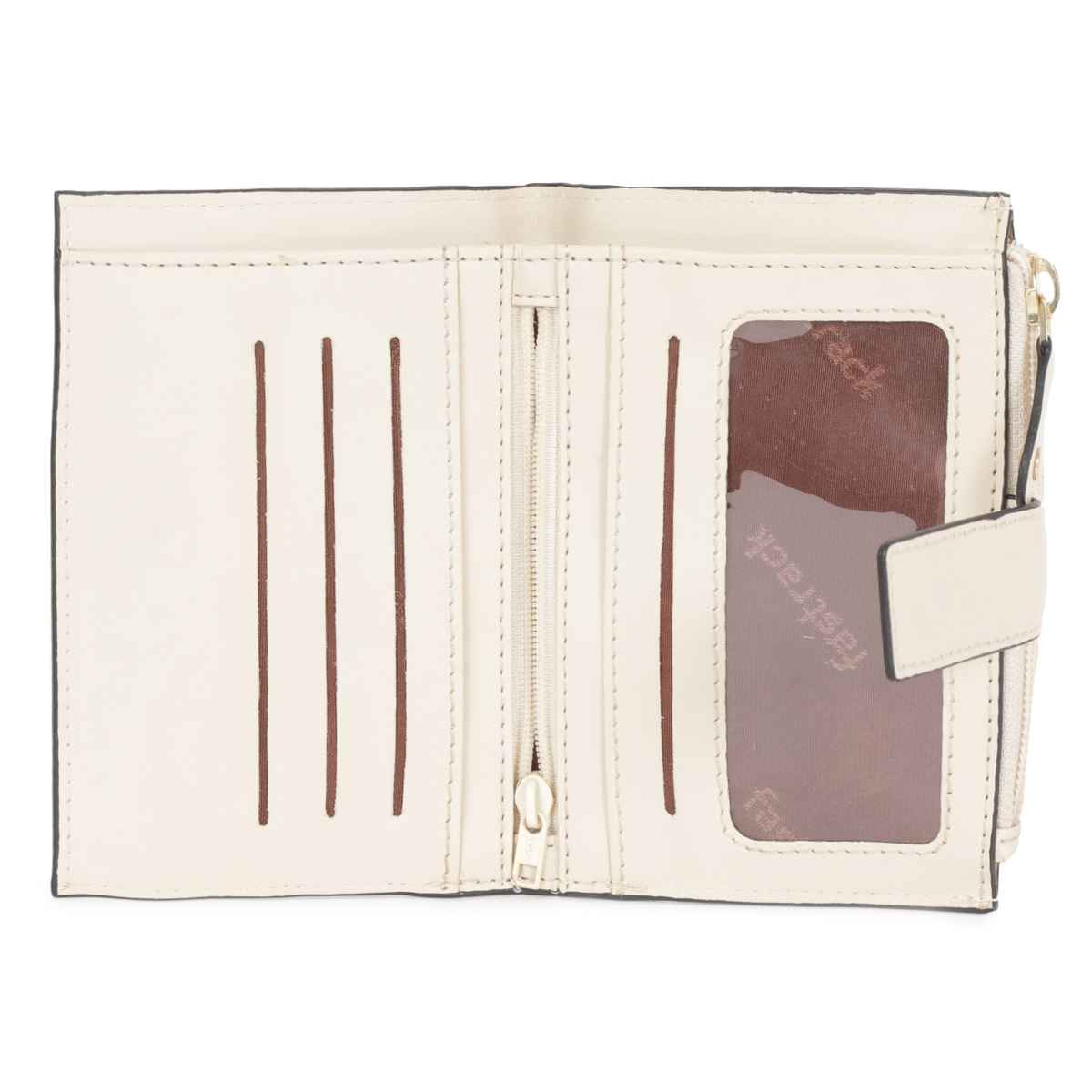 Fastrack Women's Two Fold Wallet | Beige