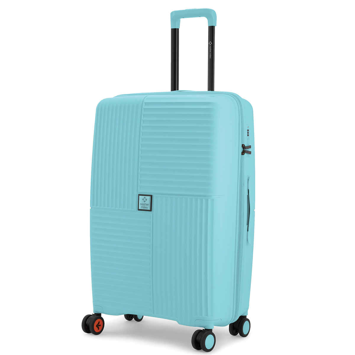 Nasher Miles Singapore Check-In Hard Sided Polypropylene- 28 Inch - 75 cm Trolley Bag- Light Blue