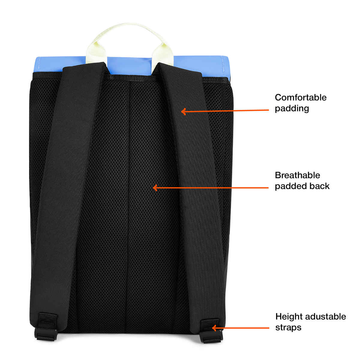 Nasher Miles Soho 25 L Top-open, Polyurethane Black Laptop Backpack for College and School