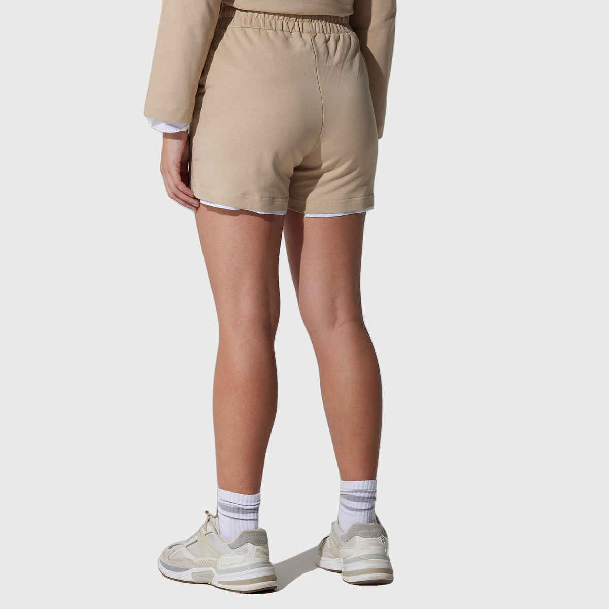 Cava Athleisure Beige ZenFeel Shorts for Women | XL