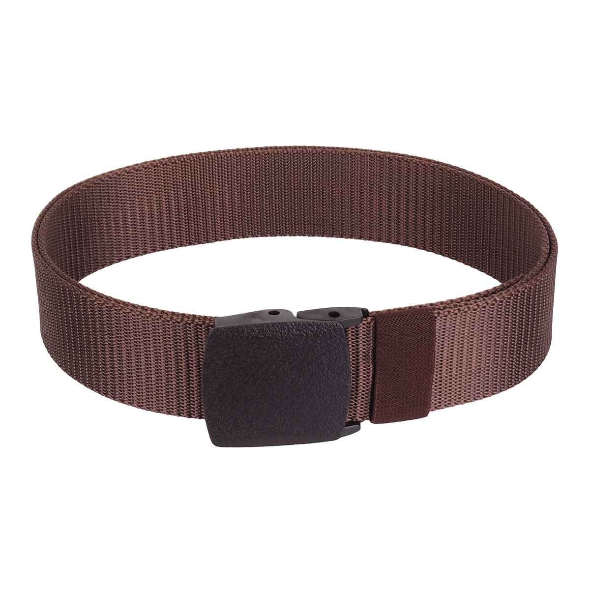 Zoro Men's Solid Woven Fabric Belt | Brown - Free Size