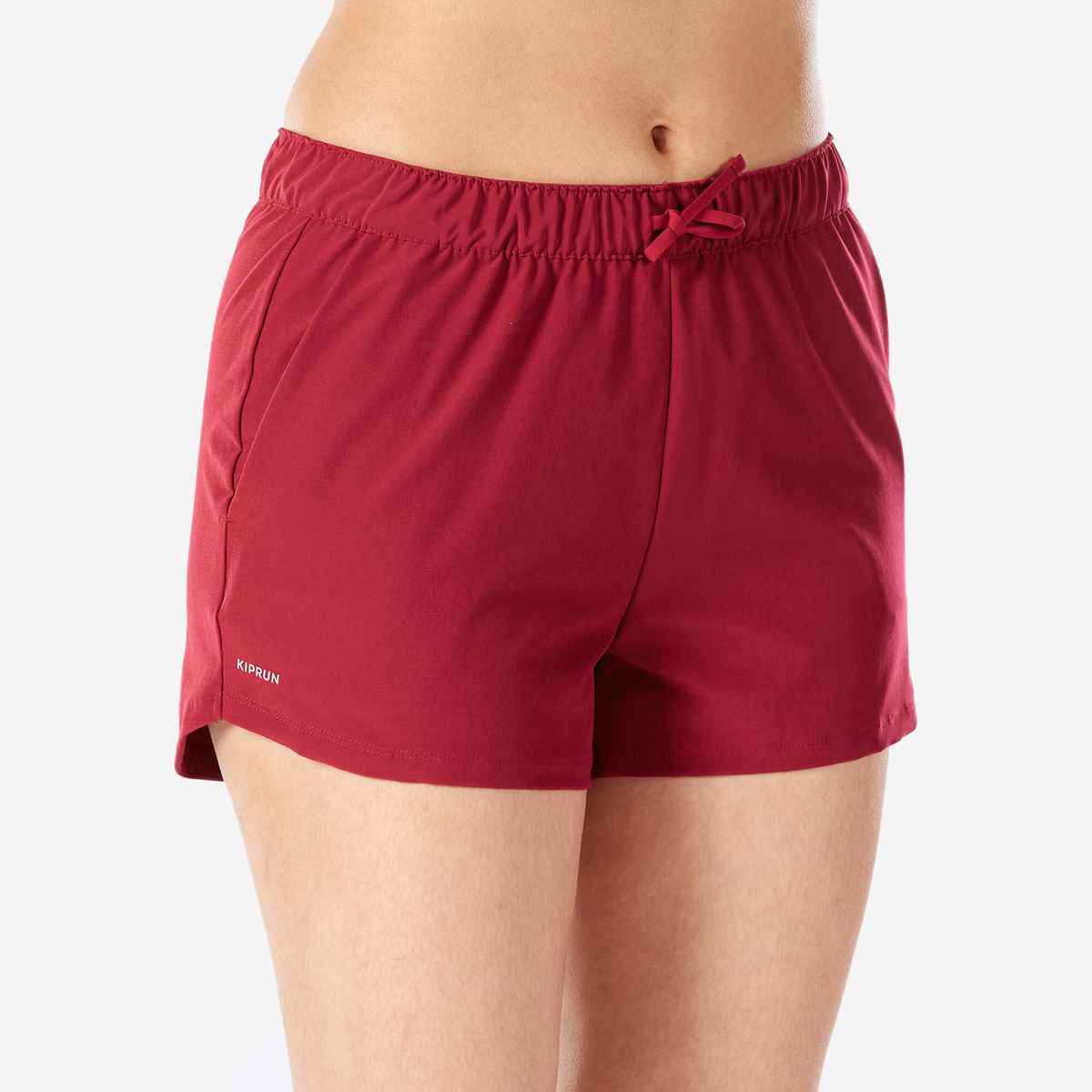Decthlon | Kiprun WoMen's Running & Trail Running Breathable Shorts - Maroon, S