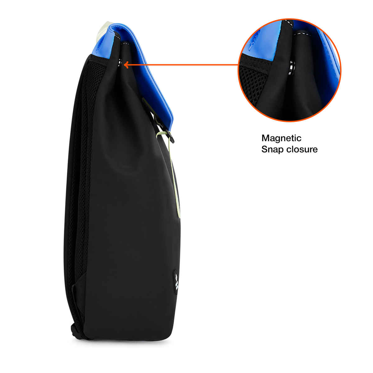 Nasher Miles Soho 25 L Top-open, Polyurethane Black Laptop Backpack for College and School