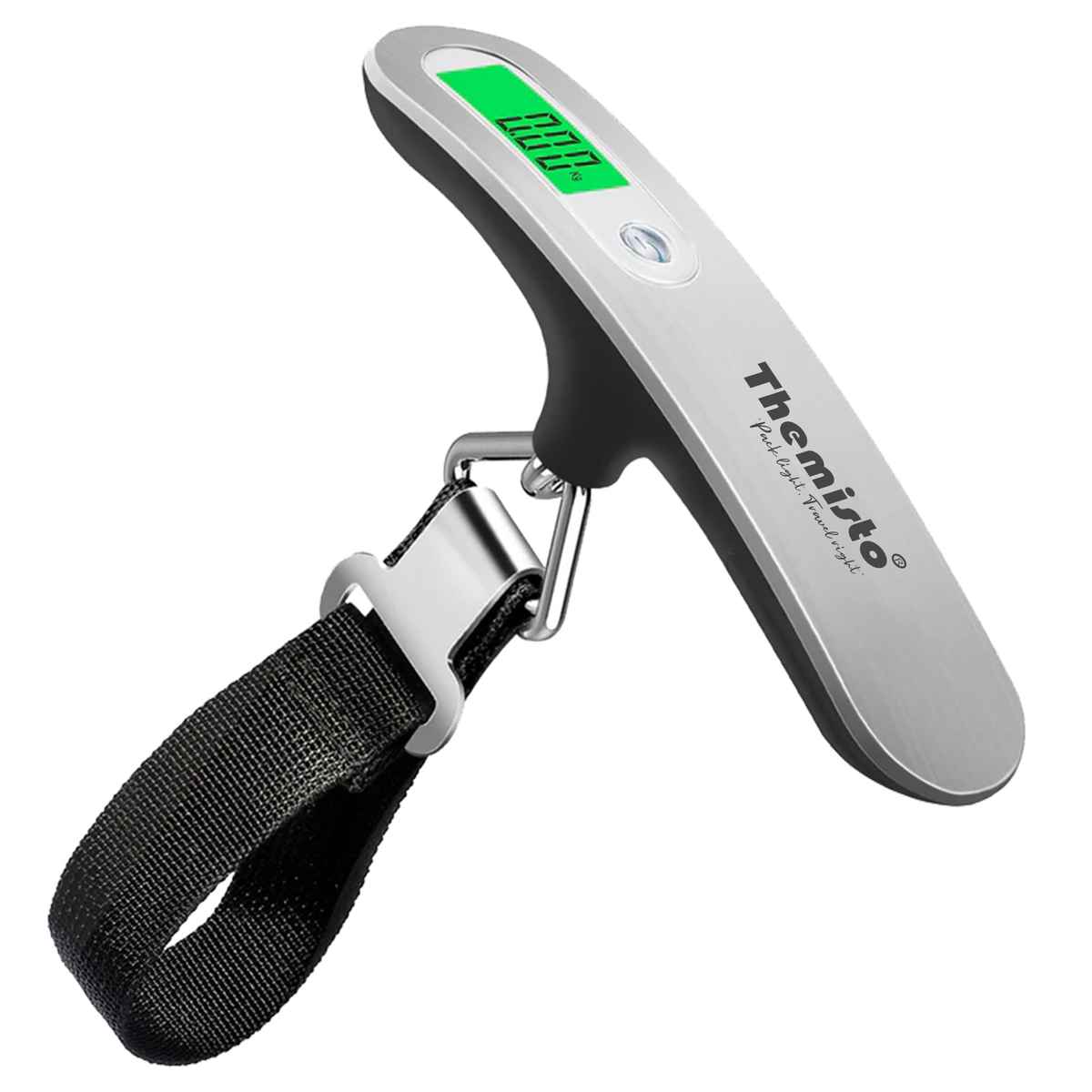 Themisto Th-Ws09 Digital Luggage Weighing Scale, 50Kg Capacity, Tare & Hold Functions