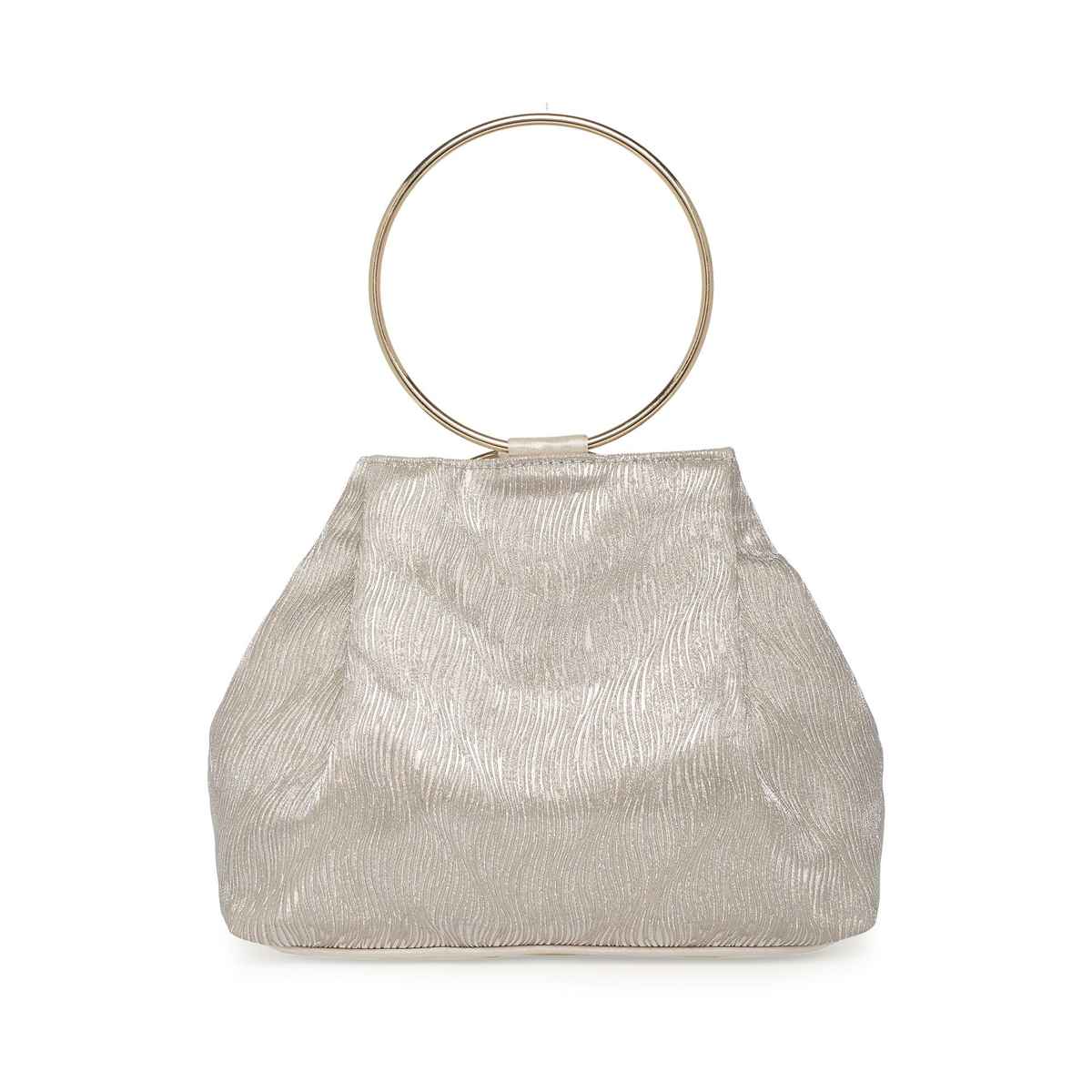 Lavie Women's Alya Structured Potli Bags | Pouches for Festive Seasons & Wedding | Gold