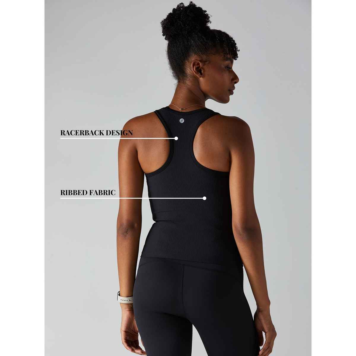 Cava Women's Top Tank Us Later | Black - L