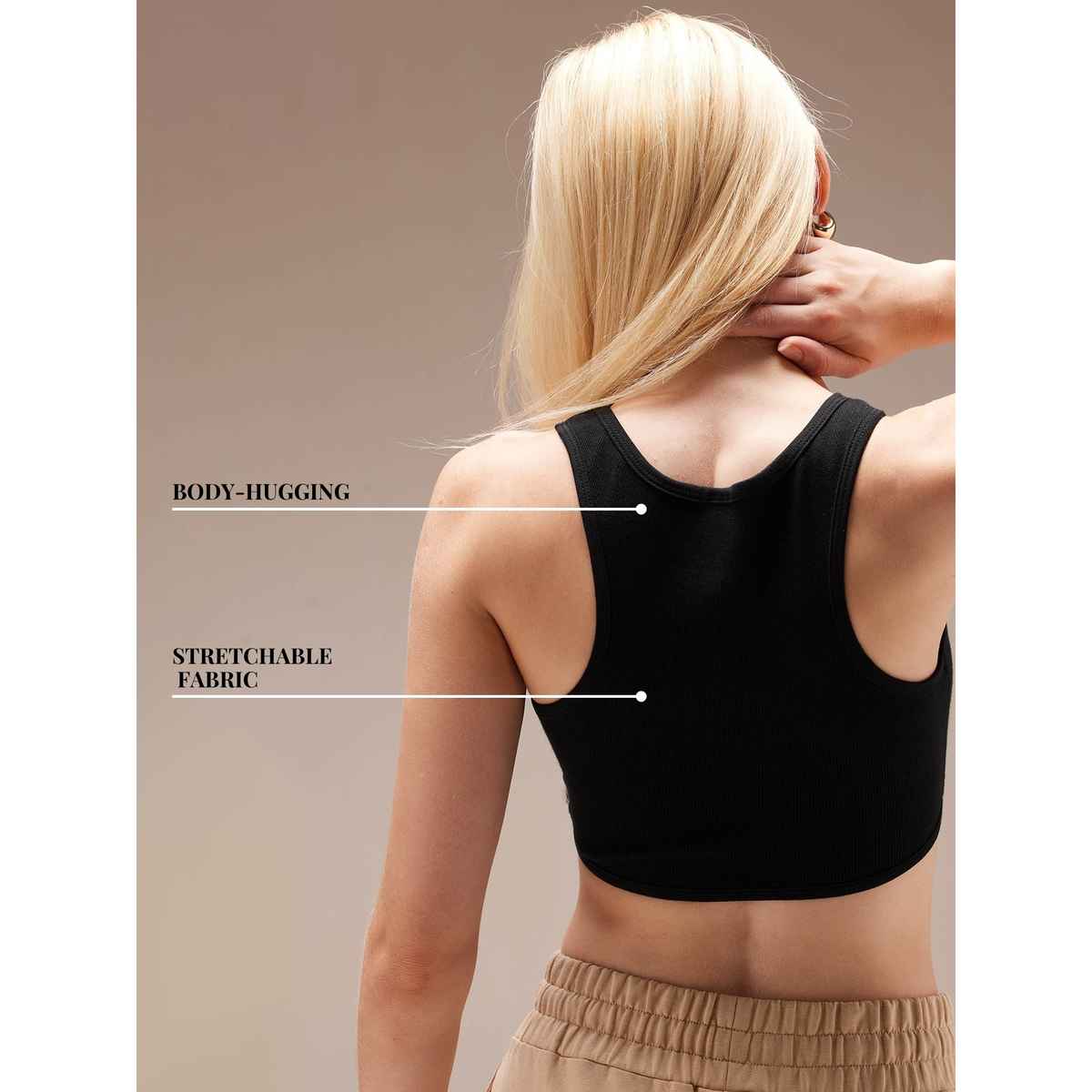 Cava Women's Rib Top All Day | Black - L