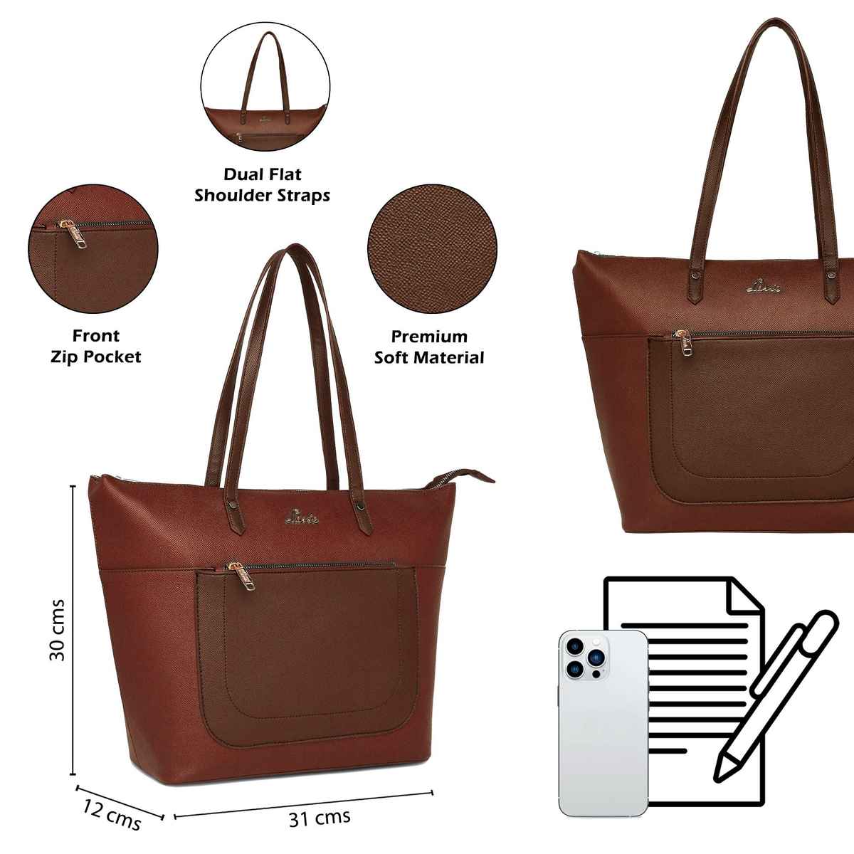 Lavie Women's Tonal Lily Tote | Tan