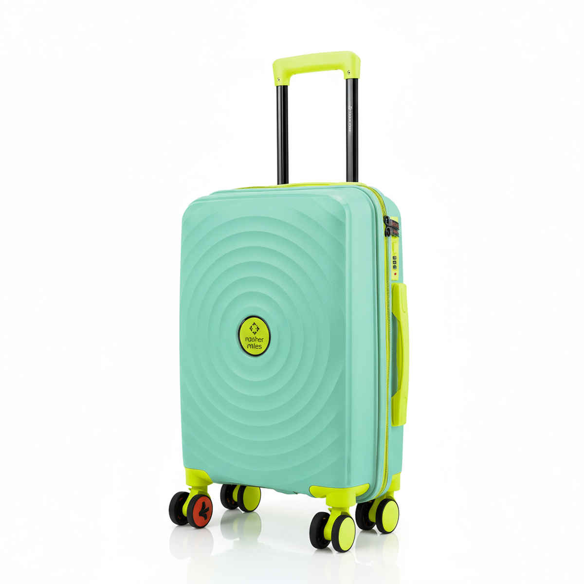 Nasher Miles Goa Cabin Hard-Sided Polypropylene Luggage 20 Inch (55 cm) Trolley Bag - Cyan Green