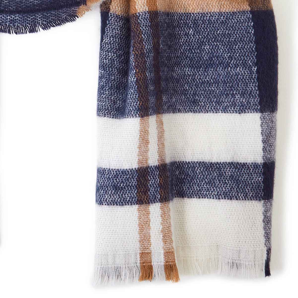 Accessorize London Women's Check Blanket Scarf | Multicolorcolor