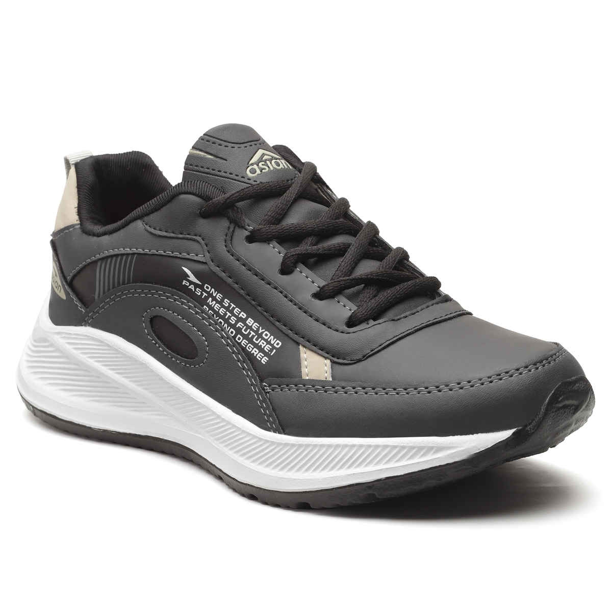 Asian Men's Lace up Sports Shoes | WATERPROOF-17 | Grey | UK 7