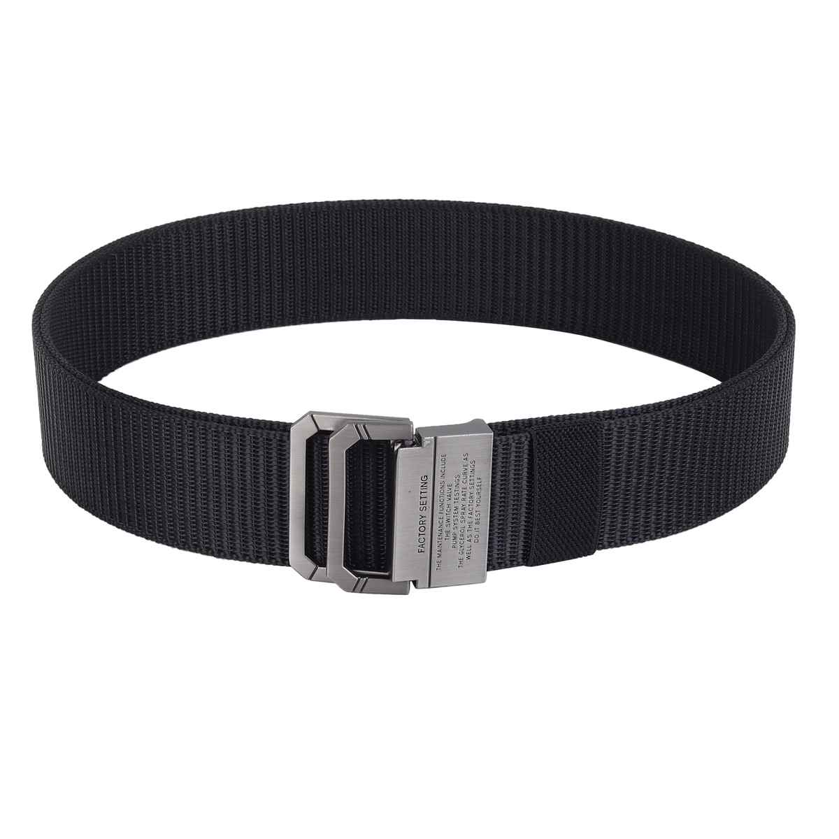 Zoro Men's Textured Nylon Belt | Black - Free Size