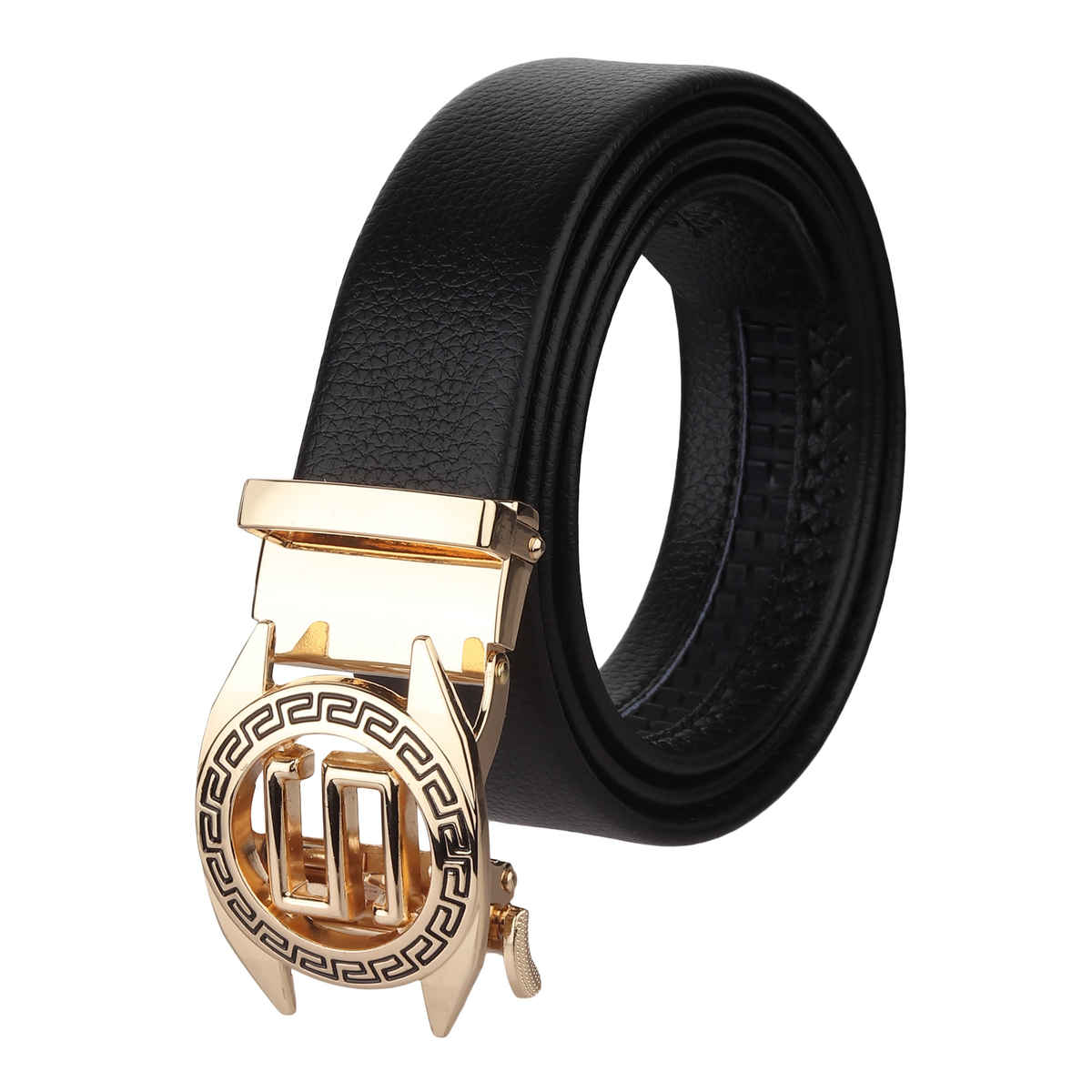 Zoro Men's Solid Vegan Leather Belt | Black - Free Size