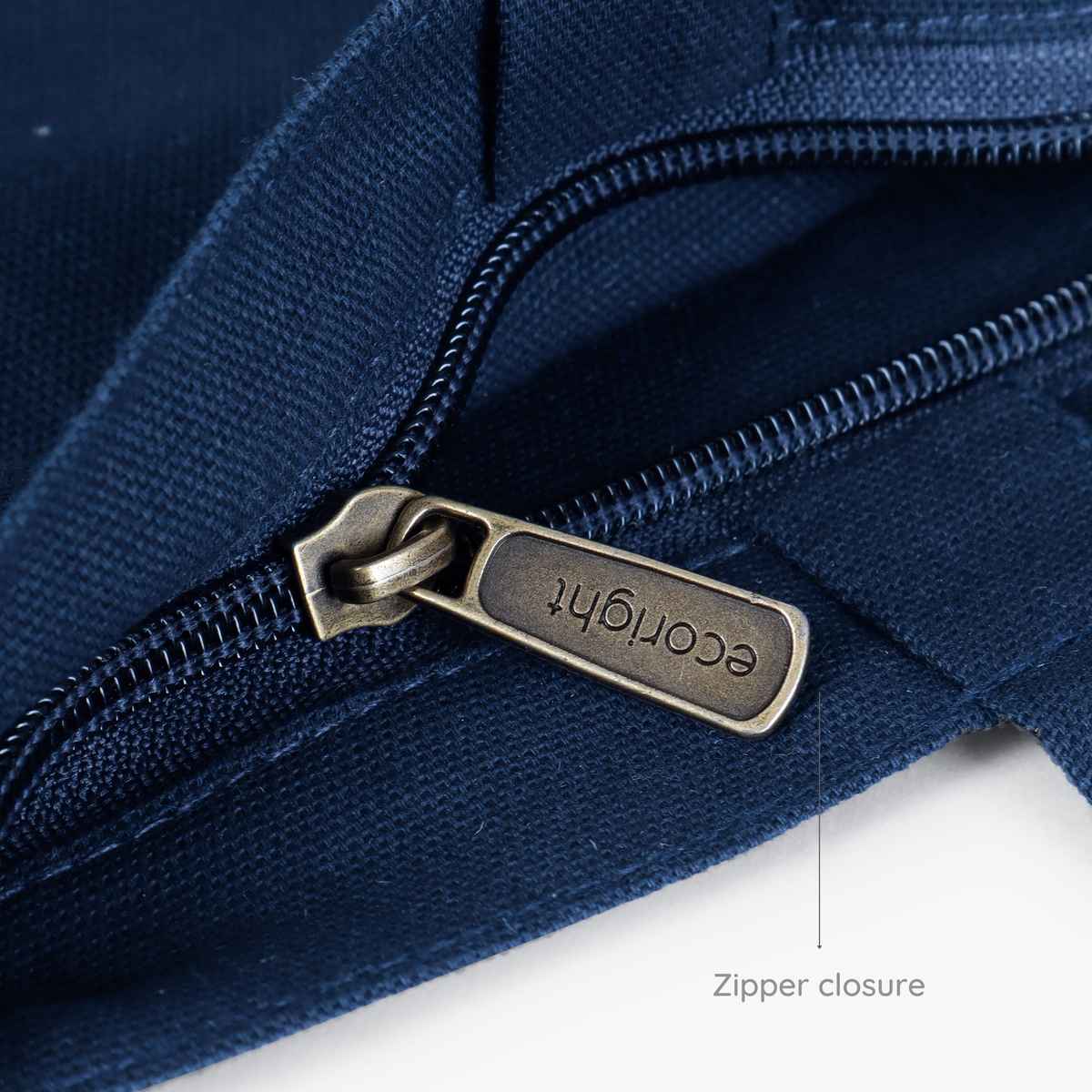 Ecoright Unisex Cotton 10 L Double Handle Tote Bag | Blue - Free Size