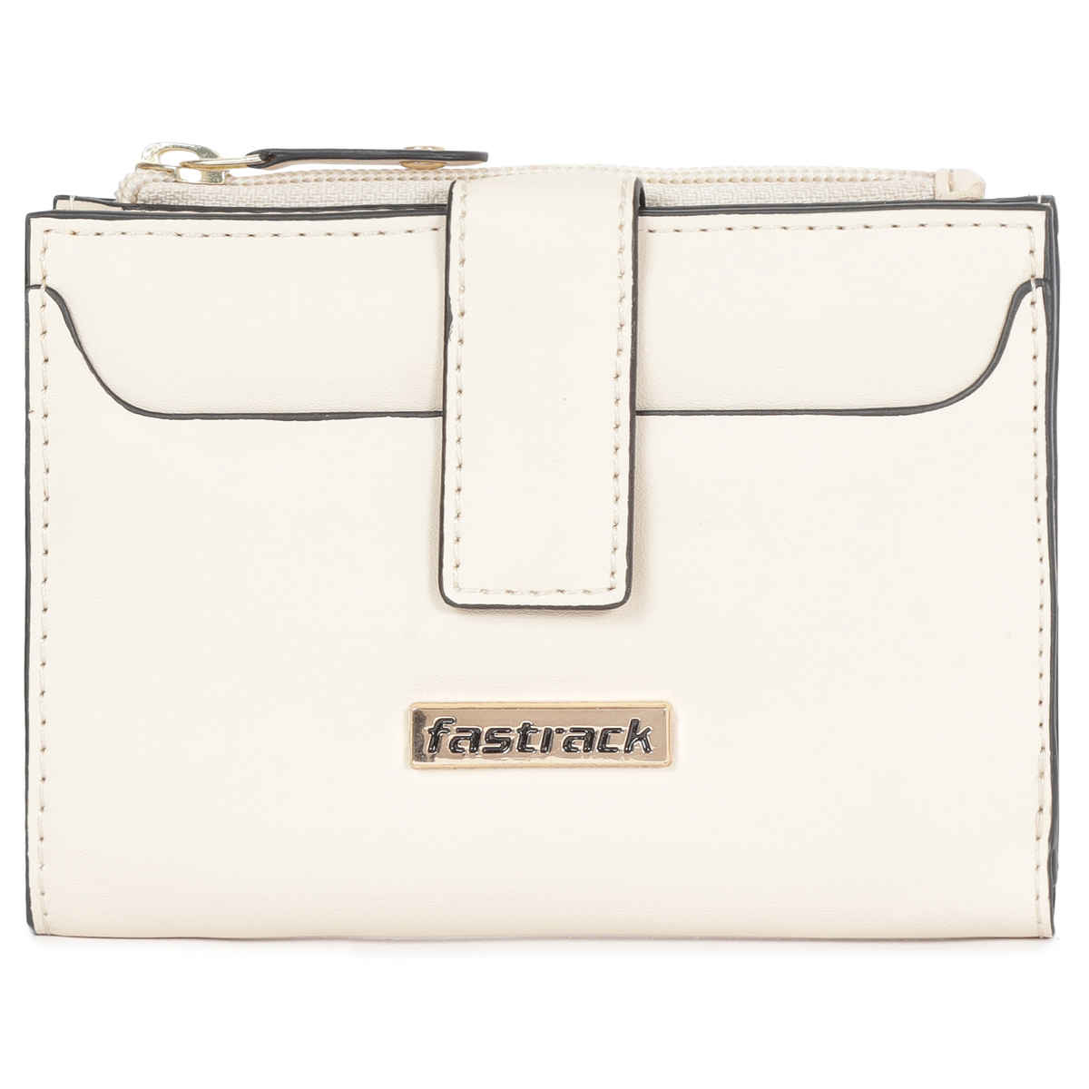 Fastrack Women's Two Fold Wallet | Beige