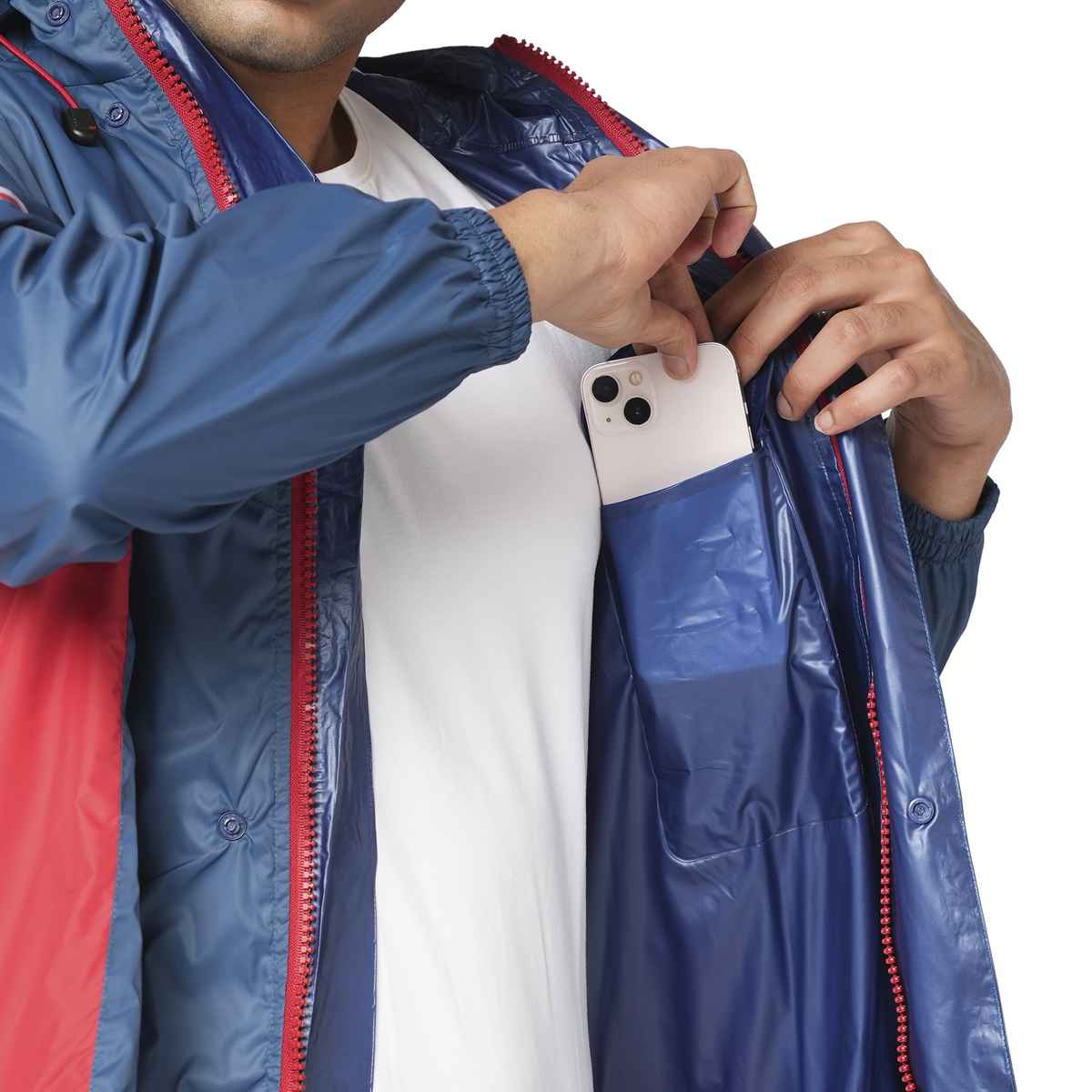 Citizen Reversible Series Raincoat With Pant - Blue- CR016-2XL