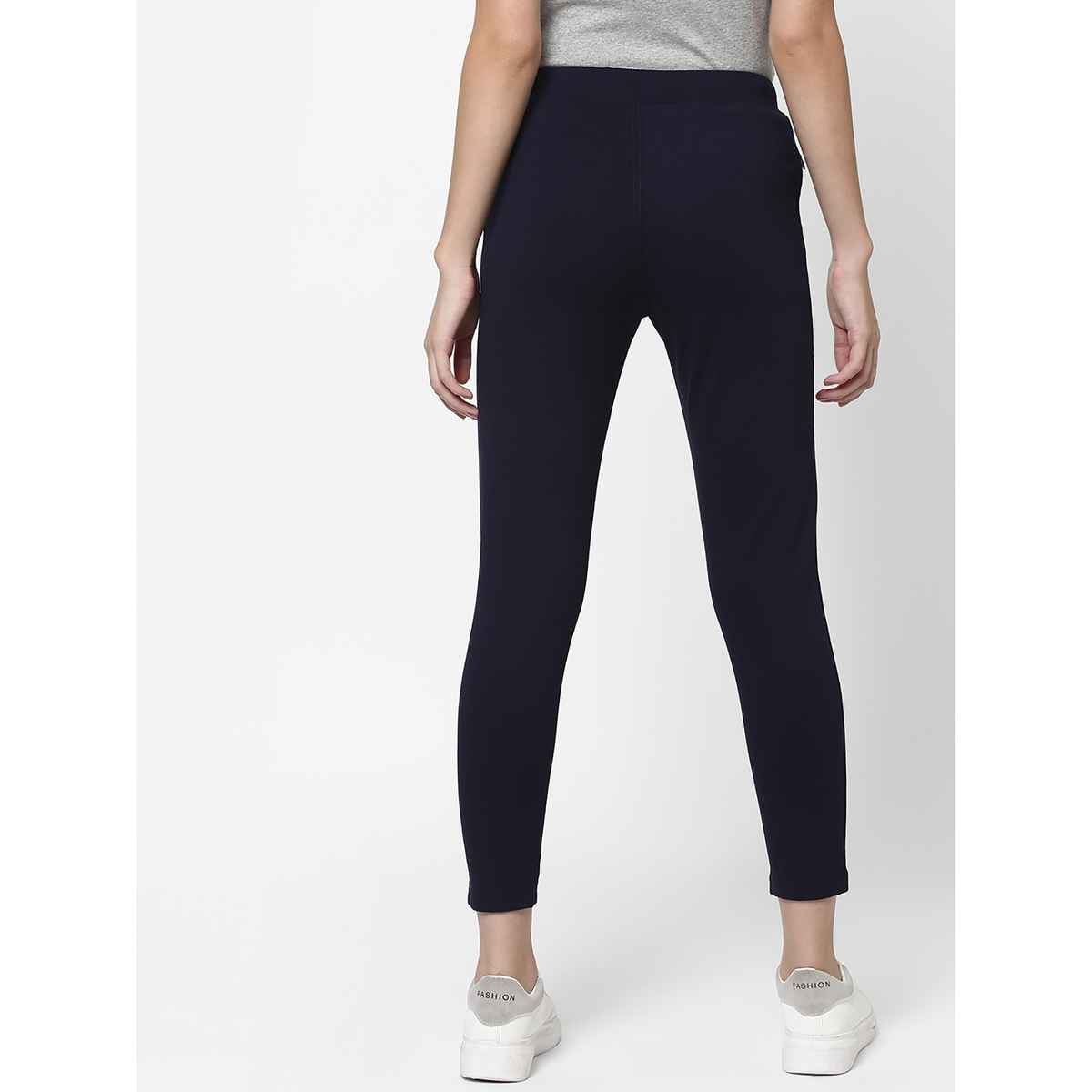 Sweet Dreams Women Solid Tights | Navy | XL