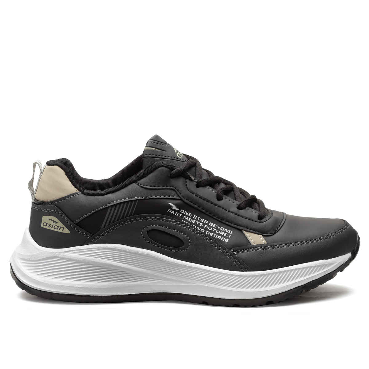 Asian Men's Lace up Sports Shoes | WATERPROOF-17 | Grey | UK 7