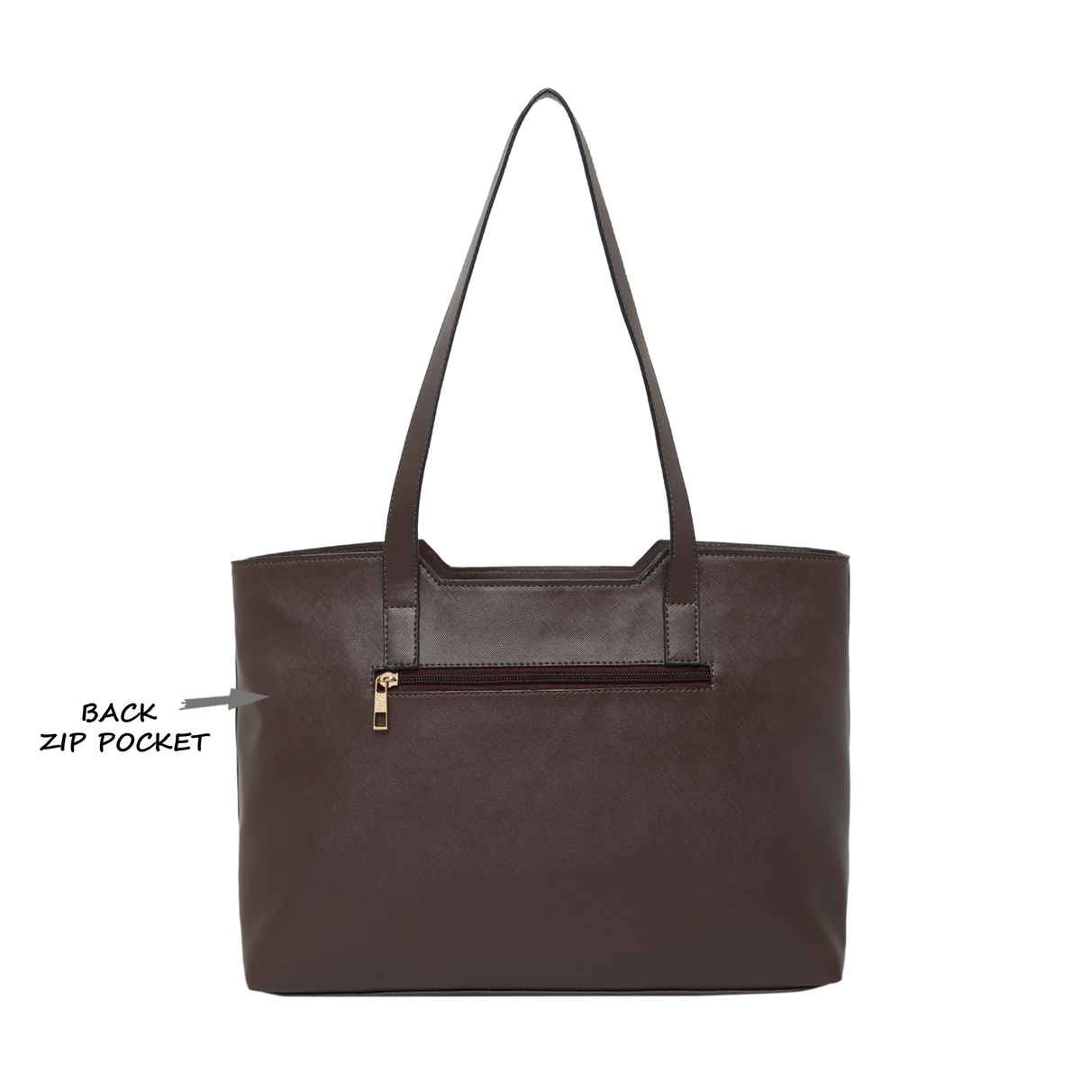 Lavie Women's Batsu Synthetic Leather Tote Bag | Medium | Maroon