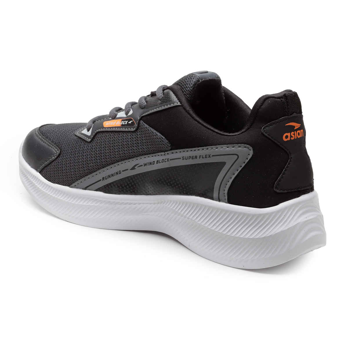 Asian Men's Lace up Sports Shoes | THAR-13 | Grey | UK 7