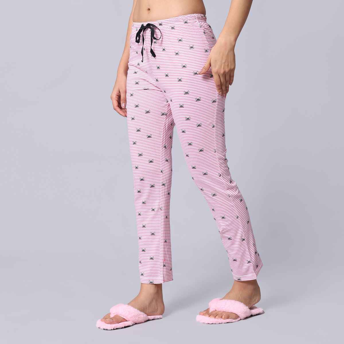 Evolove Women's Pajama Pink NPJKN1091PK-L