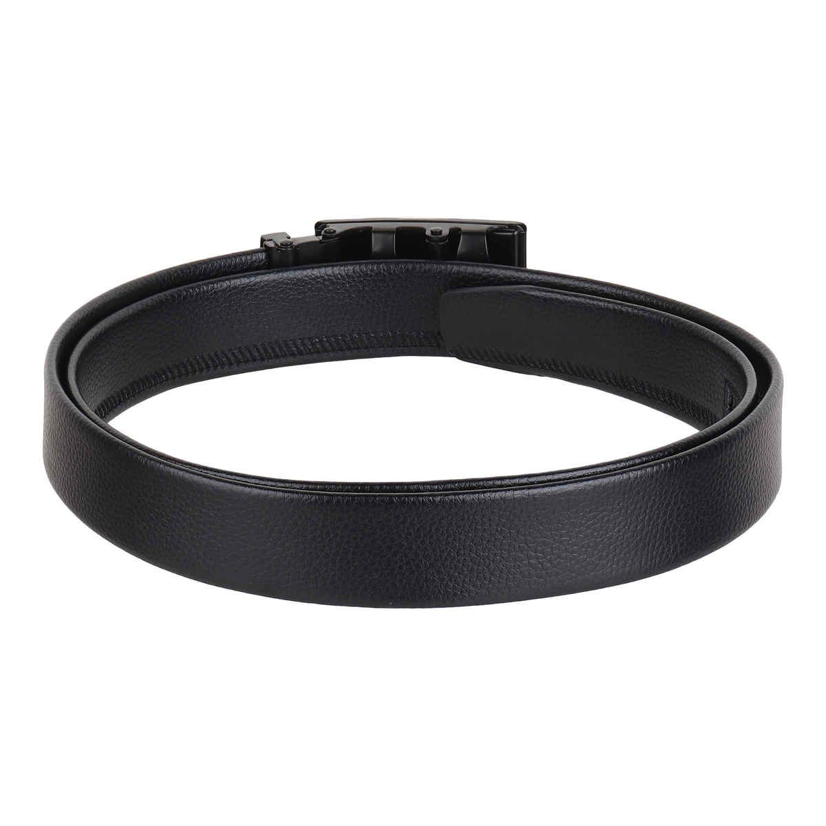 Zoro Men's Vegan Leather Belt, Formal/Casual Black | Fit on up to 40 Inches Waist size
