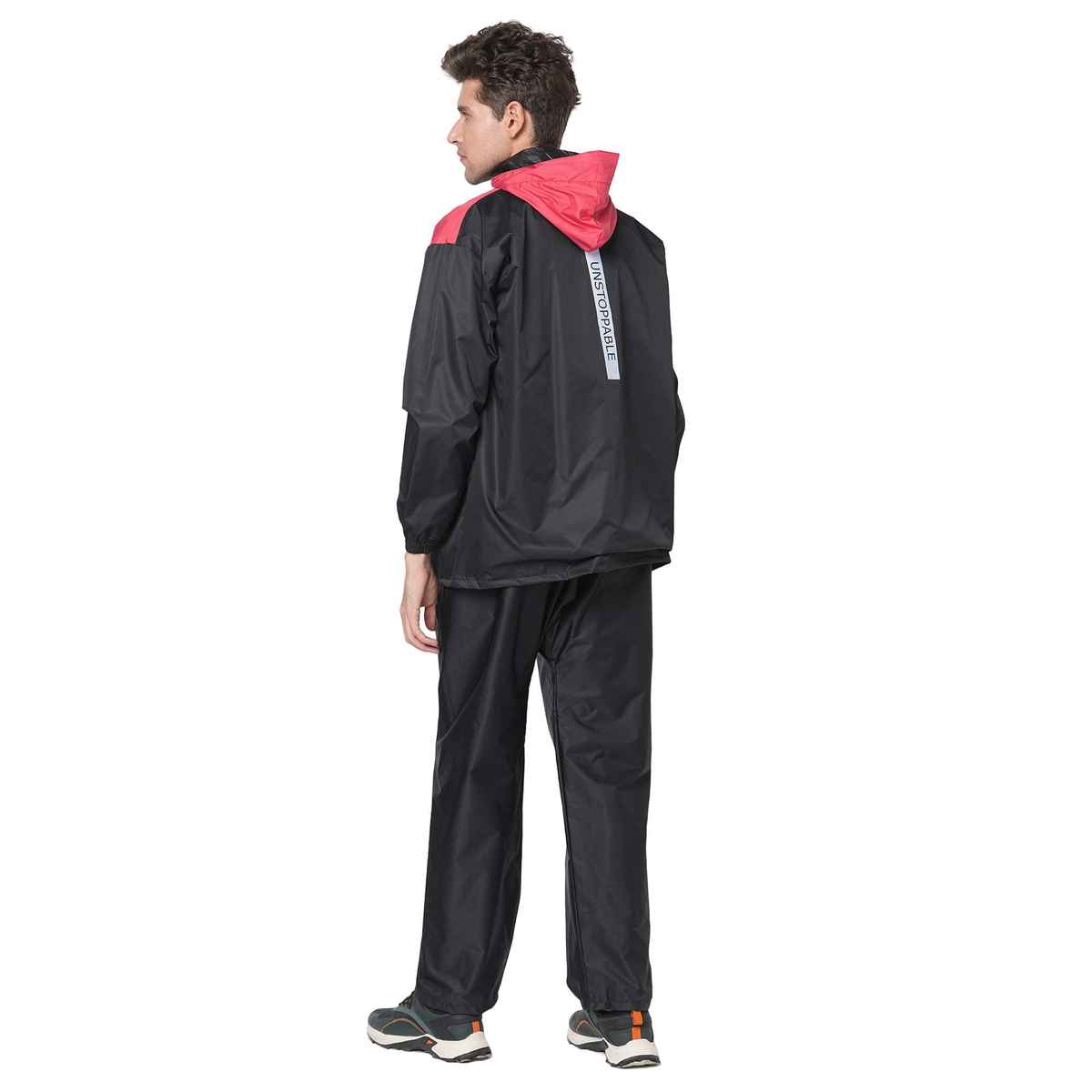 Citizen Reversible Series Raincoat With Pant Black - CR017-XL