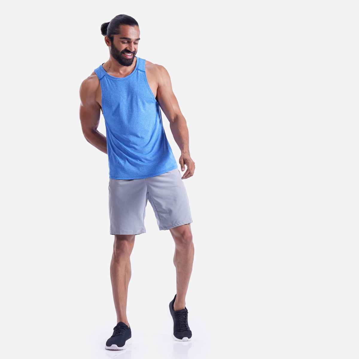 Decathlon | Domyos Men's Fitness Tank Top | Blue - L