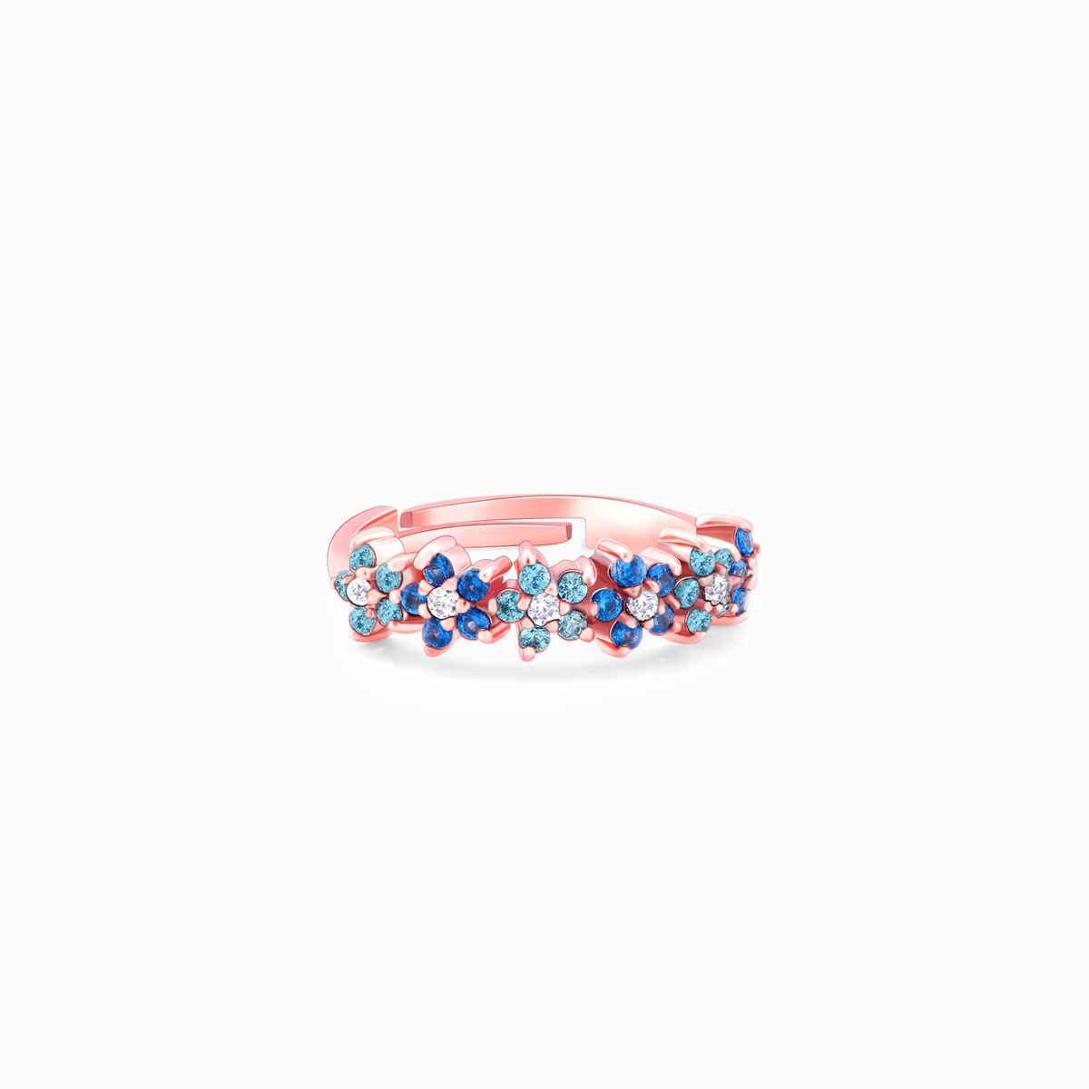 Giva Rose Gold Glinting Crown Ring | R0187