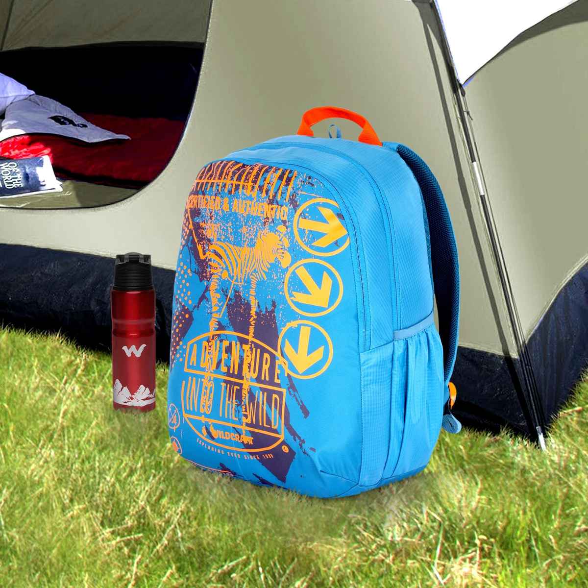 Wildcraft Unisex Polyester 30 L Backpack | Blue - M