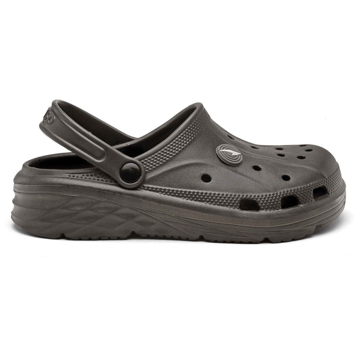 Asian Agc-14 Men Clogs Dark-Grey (Size-10)